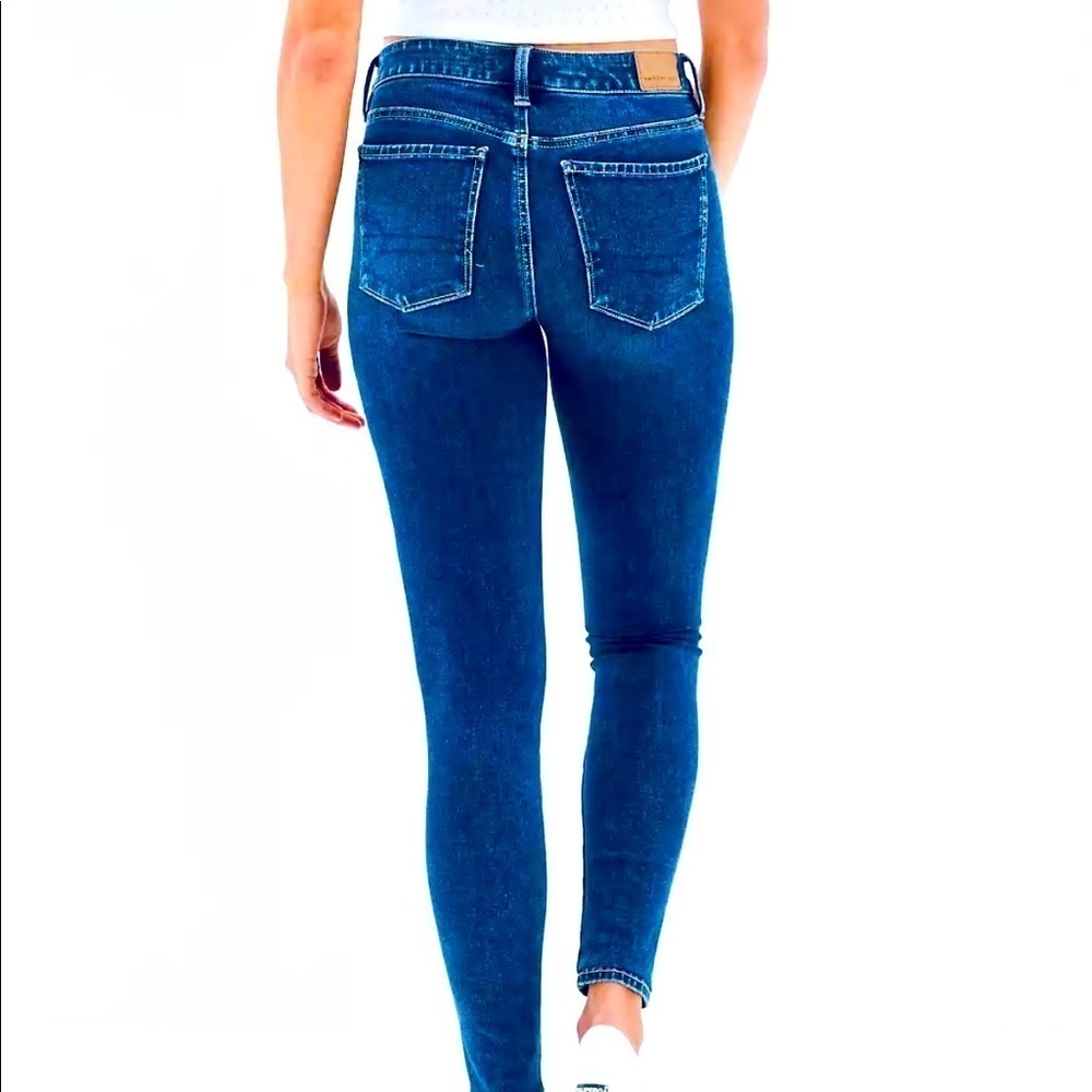 American Eagle Jegging in Medium Blue Wash Size 12P